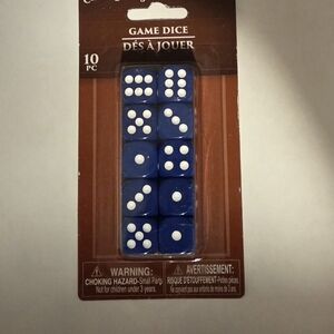 Classic Games Blue Dice